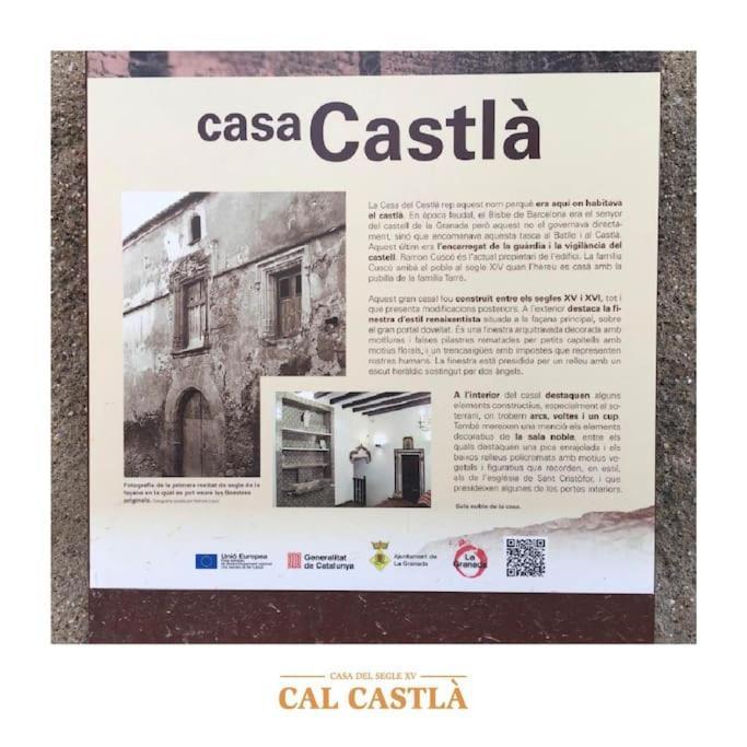 Villa Cal Castla à La Granada Extérieur photo
